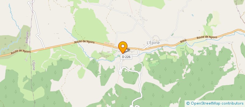 localisation de l'entreprise MONSIEUR AIME VIAL  L'EPINE