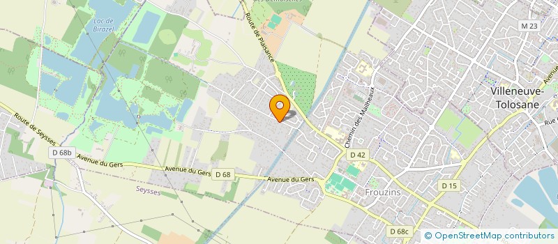 localisation de l'entreprise MONSIEUR AIMED JELJELI  FROUZINS
