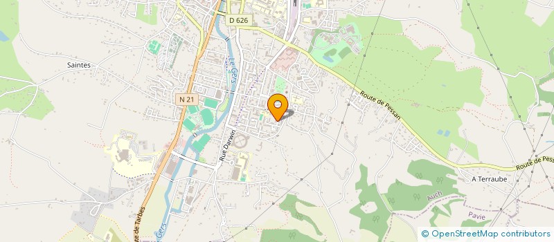 localisation de l'entreprise MONSIEUR AIMED MEBRAK  AUCH