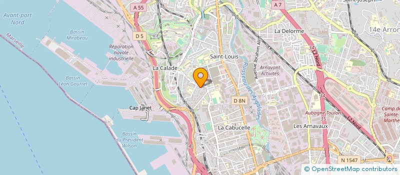 localisation de l'entreprise MONSIEUR AIMED MERAHA à MARSEILLE