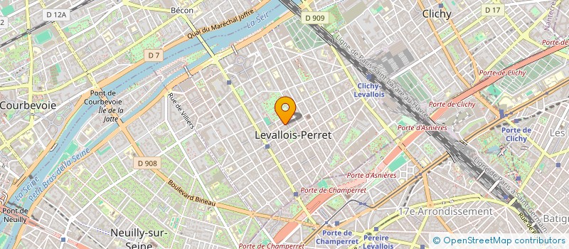localisation de l'entreprise MONSIEUR AIMEN ABDELLI à LEVALLOIS-PERRET