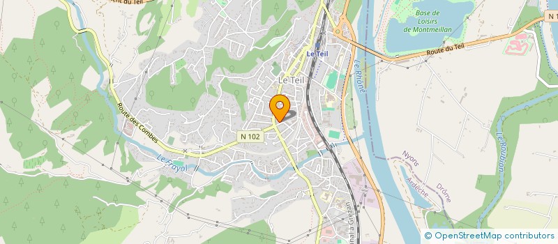 localisation de l'entreprise MONSIEUR AIMEN ALI SAOUCHA  LE TEIL