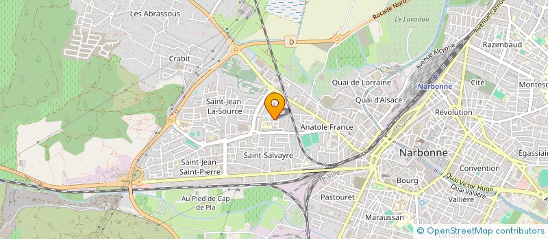 localisation de l'entreprise MONSIEUR AIMEN ASHUR à NARBONNE