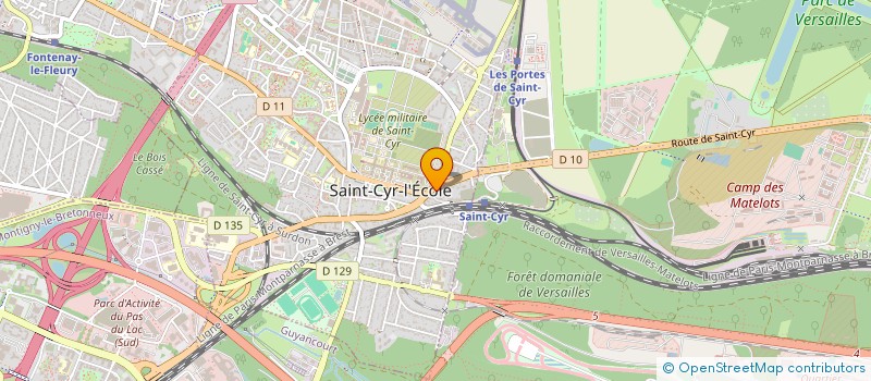 localisation de l'entreprise MONSIEUR AIMEN BEN NCIR  SAINT-CYR-L'ECOLE