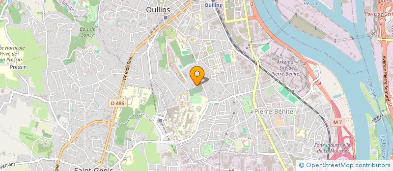 localisation de l'entreprise MONSIEUR AIMEN BOURENANE  OULLINS-PIERRE-BENITE