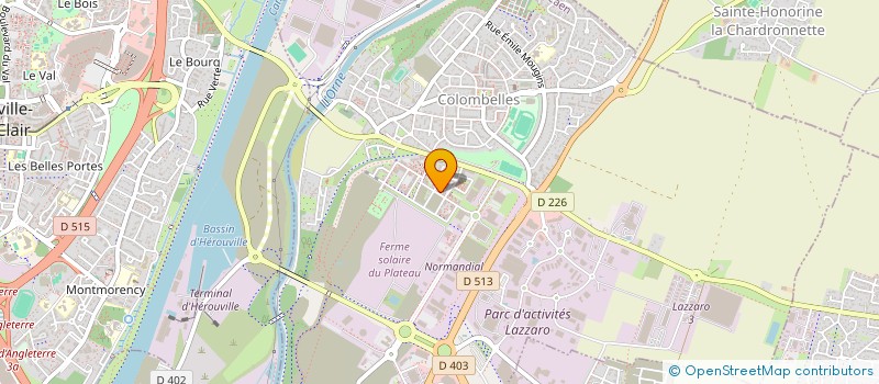 localisation de l'entreprise MONSIEUR AIMEN BOURIHANE  COLOMBELLES