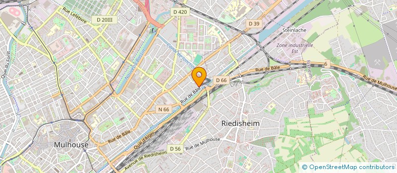 localisation de l'entreprise MONSIEUR AIMEN CHERRAK  MULHOUSE