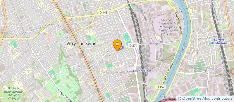 localisation de l'entreprise MONSIEUR AIMEN CRAI à VITRY-SUR-SEINE