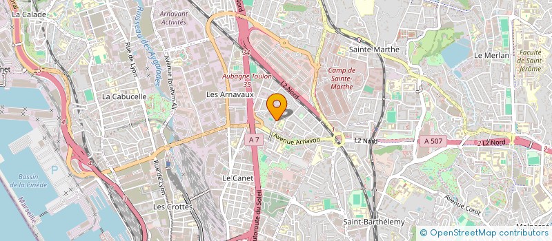 localisation de l'entreprise MONSIEUR AIMEN DOGHMANE  MARSEILLE