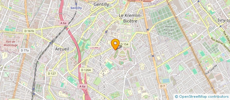 localisation de l'entreprise MONSIEUR AIMEN DOLAIN  LE KREMLIN-BICETRE