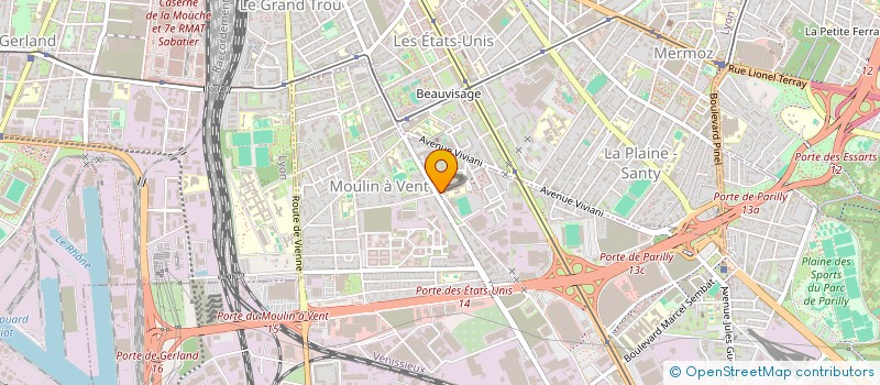 localisation de l'entreprise MONSIEUR AIMEN IBN EL HABHAB  VENISSIEUX