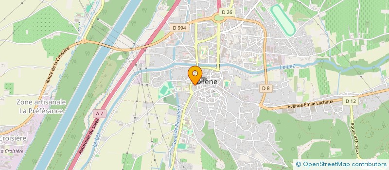 localisation de l'entreprise MONSIEUR AIMEN KALLAL à BOLLENE