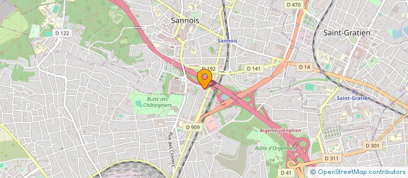 localisation de l'entreprise MONSIEUR AIMEN KHINACHE  SANNOIS