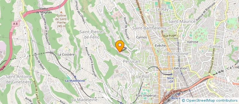 localisation de l'entreprise MONSIEUR AIMEN MESSEDAA  NICE