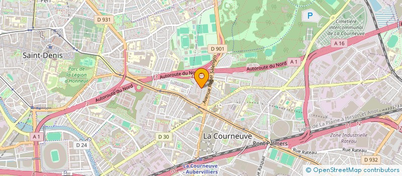 localisation de l'entreprise MONSIEUR AIMEN SIJOUMI à LA COURNEUVE