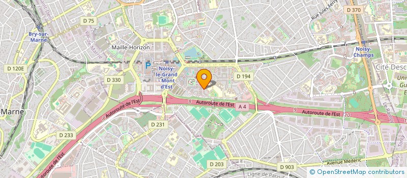 localisation de l'entreprise MONSIEUR AIMENE AHDIBI  NOISY-LE-GRAND