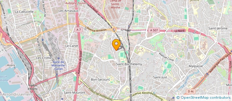 localisation de l'entreprise MONSIEUR AIMENE CHEMLOUL  MARSEILLE