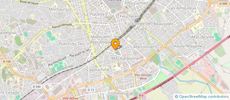 localisation de l'entreprise MONSIEUR AIMERI NIZAN  NIMES