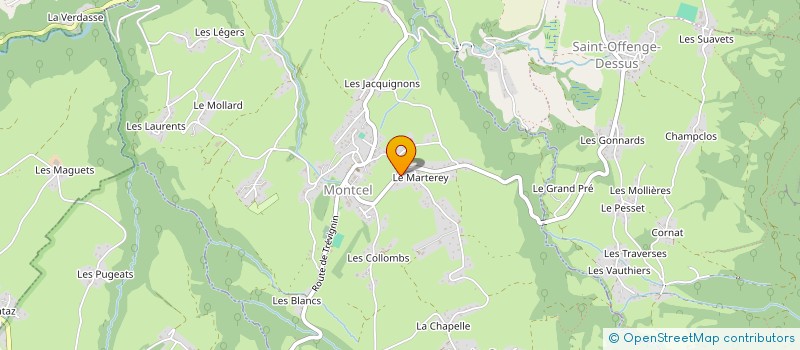 localisation de l'entreprise MONSIEUR AIMERIC BUHRER à MONTCEL