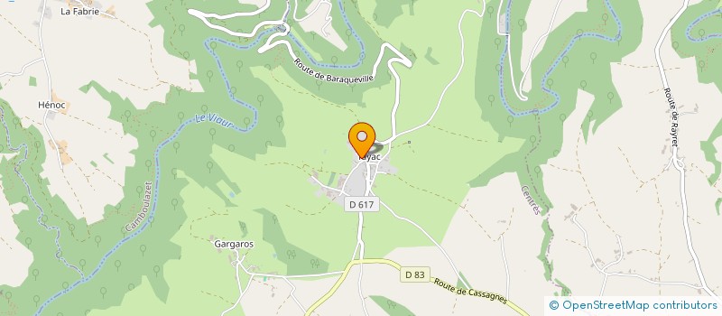 localisation de l'entreprise MONSIEUR AIMERIC COLLOMBET  CENTRES