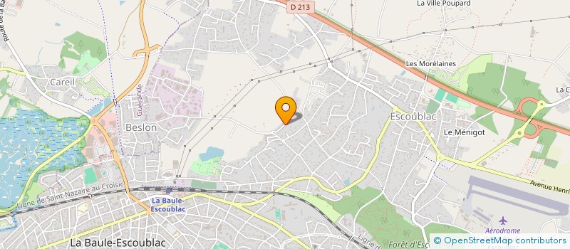 localisation de l'entreprise MONSIEUR AIMERIC DIVERRES  LA BAULE-ESCOUBLAC
