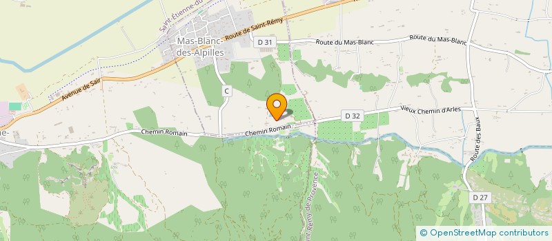 localisation de l'entreprise MONSIEUR AIMERIC GAUBERT  MAS-BLANC-DES-ALPILLES