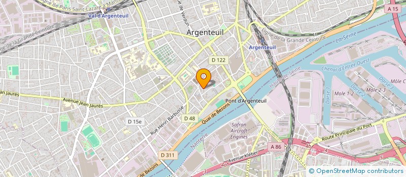 localisation de l'entreprise MONSIEUR AIMERIC HOULET  ARGENTEUIL