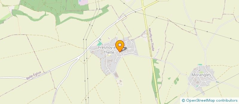 localisation de l'entreprise MONSIEUR AIMERIC NOE  FRESNOY-EN-THELLE