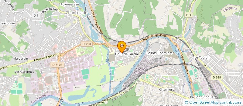 localisation de l'entreprise MONSIEUR AIMERIC VIGNE  PERIGUEUX