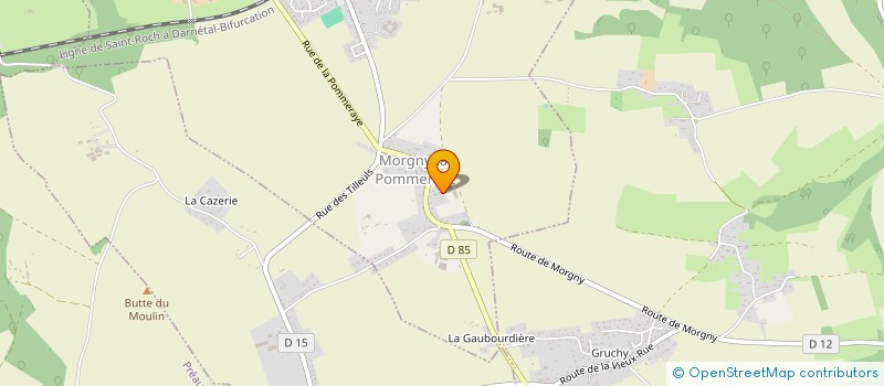 localisation de l'entreprise MONSIEUR AIMERICK NICOLLE  MORGNY-LA-POMMERAYE