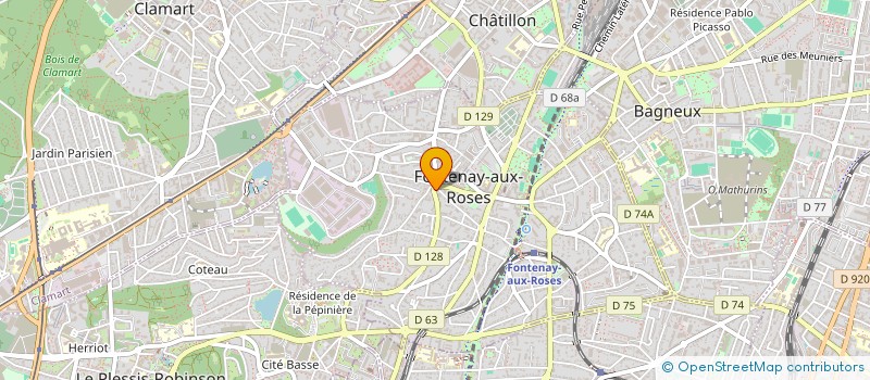 localisation de l'entreprise MONSIEUR AIMERY ASSIRE à FONTENAY-AUX-ROSES