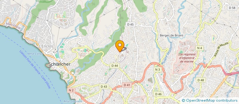 localisation de l'entreprise MONSIEUR AIMERY DARNIS  SCHOELCHER