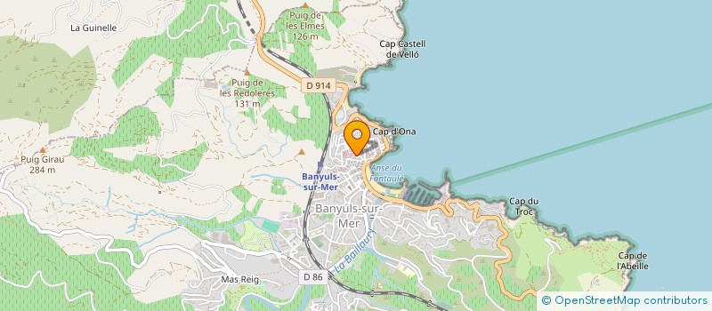 localisation de l'entreprise MONSIEUR AIMERY GRIMARD  BANYULS-SUR-MER