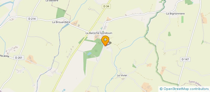 localisation de l'entreprise MONSIEUR AIMERY LE ROUGE DE GUERDAVID  LASSAY-LES-CHATEAUX