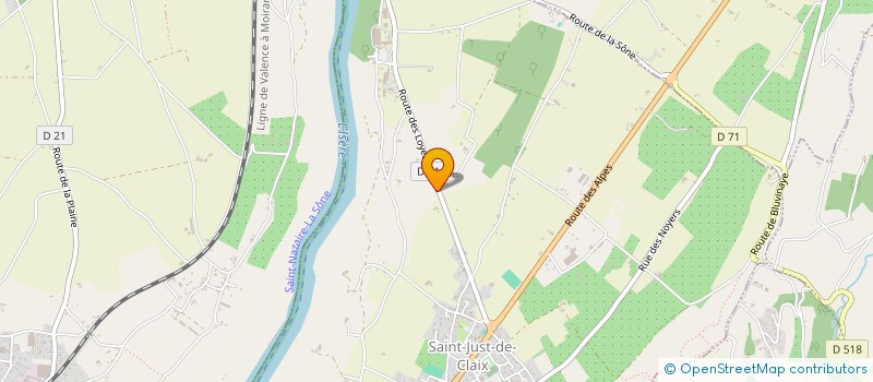 localisation de l'entreprise MONSIEUR AIMERY PELLERIN  SAINT-JUST-DE-CLAIX