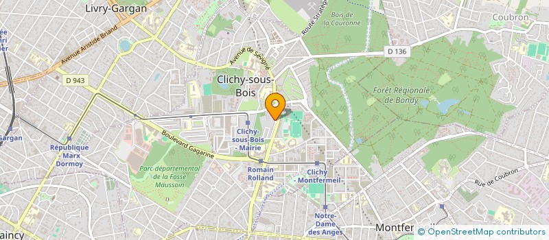 localisation de l'entreprise MONSIEUR AINES BEN OMRANE à CLICHY-SOUS-BOIS