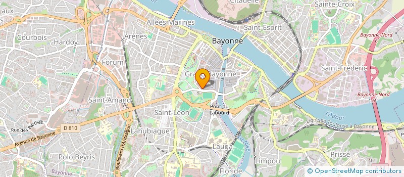 localisation de l'entreprise MONSIEUR AINOA LEMBLE  BAYONNE