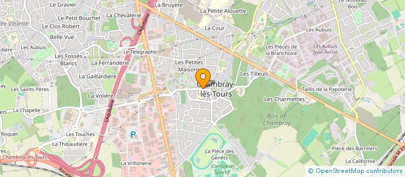 localisation de l'entreprise MONSIEUR AINULLAH EHSAN  CHAMBRAY-LES-TOURS