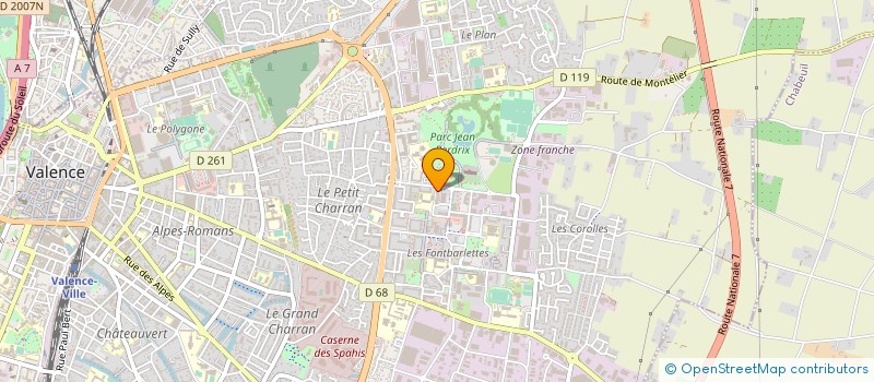 localisation de l'entreprise MONSIEUR AIOUB AKRIMI  VALENCE
