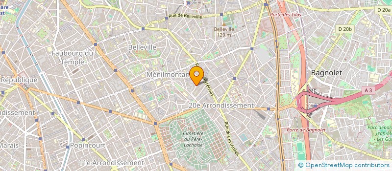 localisation de l'entreprise MONSIEUR AIRALD GAGLIO  PARIS