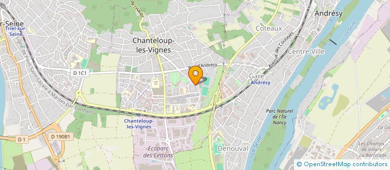 localisation de l'entreprise MONSIEUR AIRES ALVES DE MOURA  CHANTELOUP-LES-VIGNES