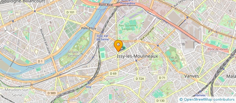 localisation de l'entreprise MONSIEUR AIRY ANDRE à ISSY-LES-MOULINEAUX