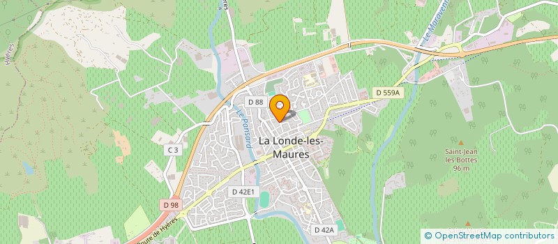 localisation de l'entreprise MONSIEUR AISAM OUAHMAN à LA LONDE-LES-MAURES