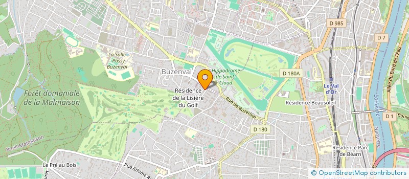 localisation de l'entreprise MONSIEUR AISAM OULFOUA à GARCHES