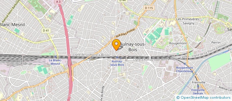 localisation de l'entreprise MONSIEUR AISSA ABADA à AULNAY-SOUS-BOIS
