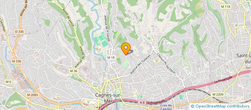 localisation de l'entreprise MONSIEUR AISSA AHMED à CAGNES-SUR-MER