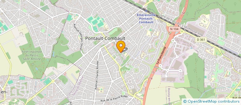 localisation de l'entreprise MONSIEUR AISSA AISSAOUI  PONTAULT-COMBAULT