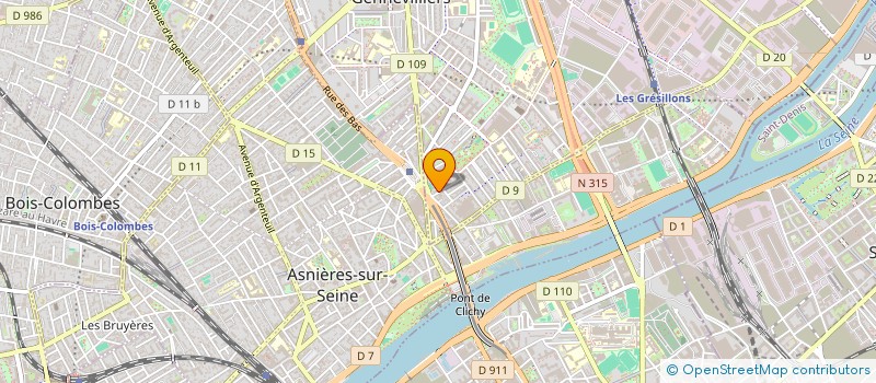 localisation de l'entreprise MONSIEUR AISSA ALI à GENNEVILLIERS