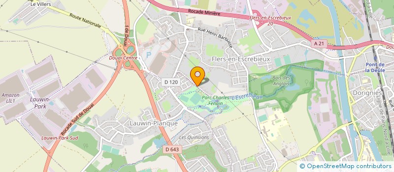localisation de l'entreprise MONSIEUR AISSA AMRANI à FLERS-EN-ESCREBIEUX