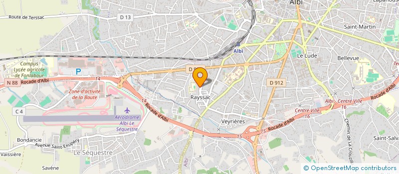 localisation de l'entreprise MONSIEUR AISSA BELKOUSSA à ALBI